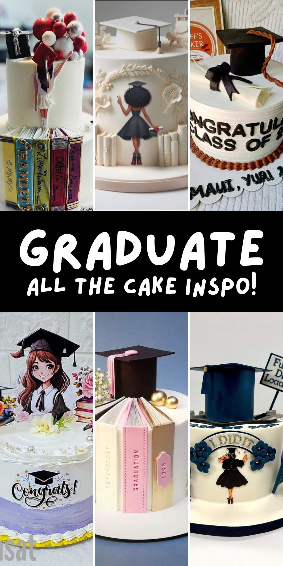 🎓 Honor your graduate’s achievement with a graduation cake that reflects your pride and joy.