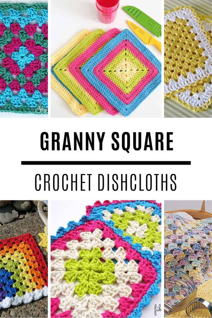 Granny Square Dishcloth Patterns {Perfect for beginners!}