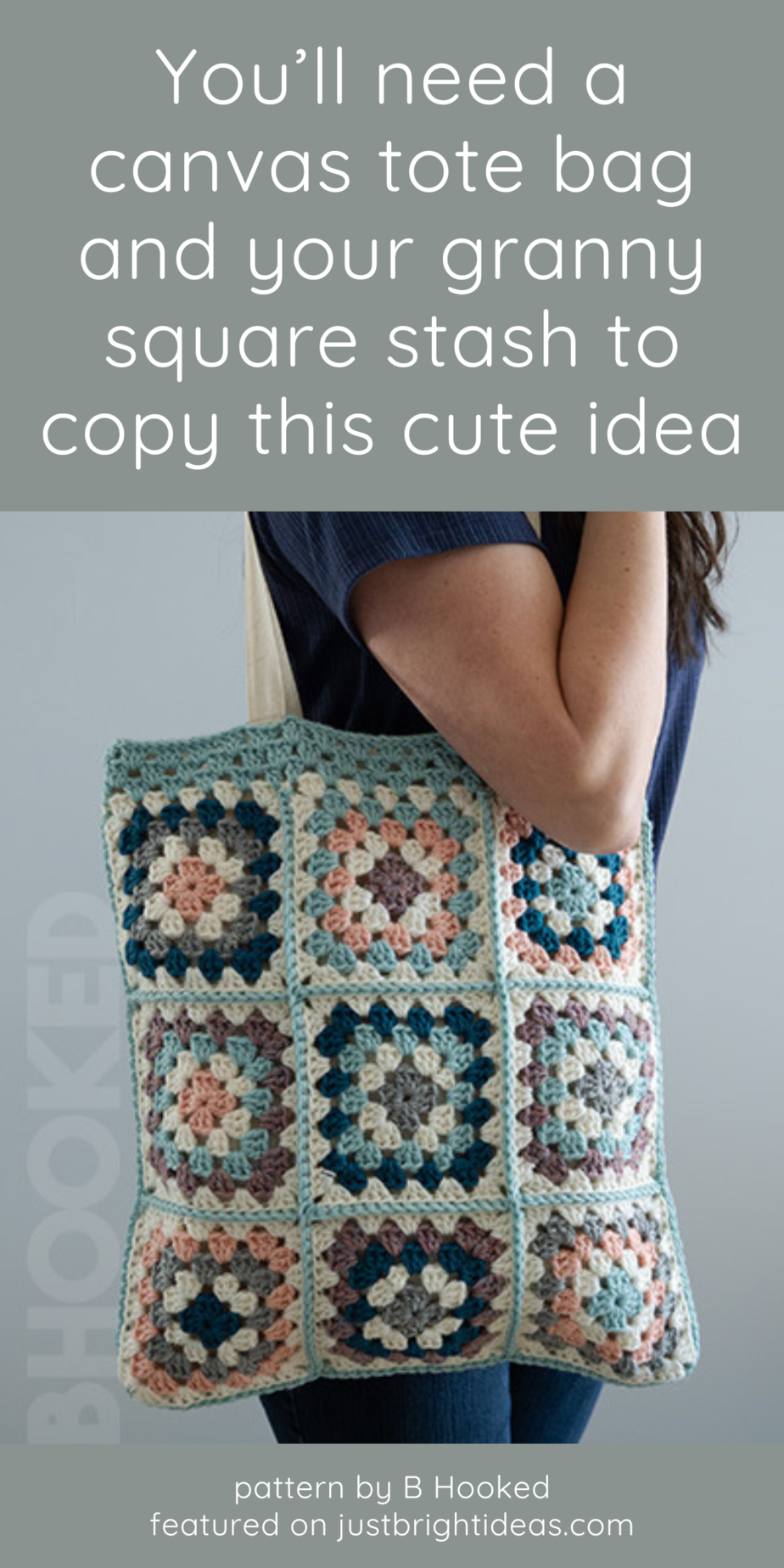 ✨ Ready to transform your granny squares into something fabulous? 🧶🌸 Check out this fabulous project: combining colorful granny squares with a canvas tote for the cutest DIY bag ever! Perfect for all your summer adventures. 👜💖