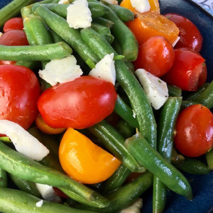 Green Bean Salad with Tomatoes & Feta