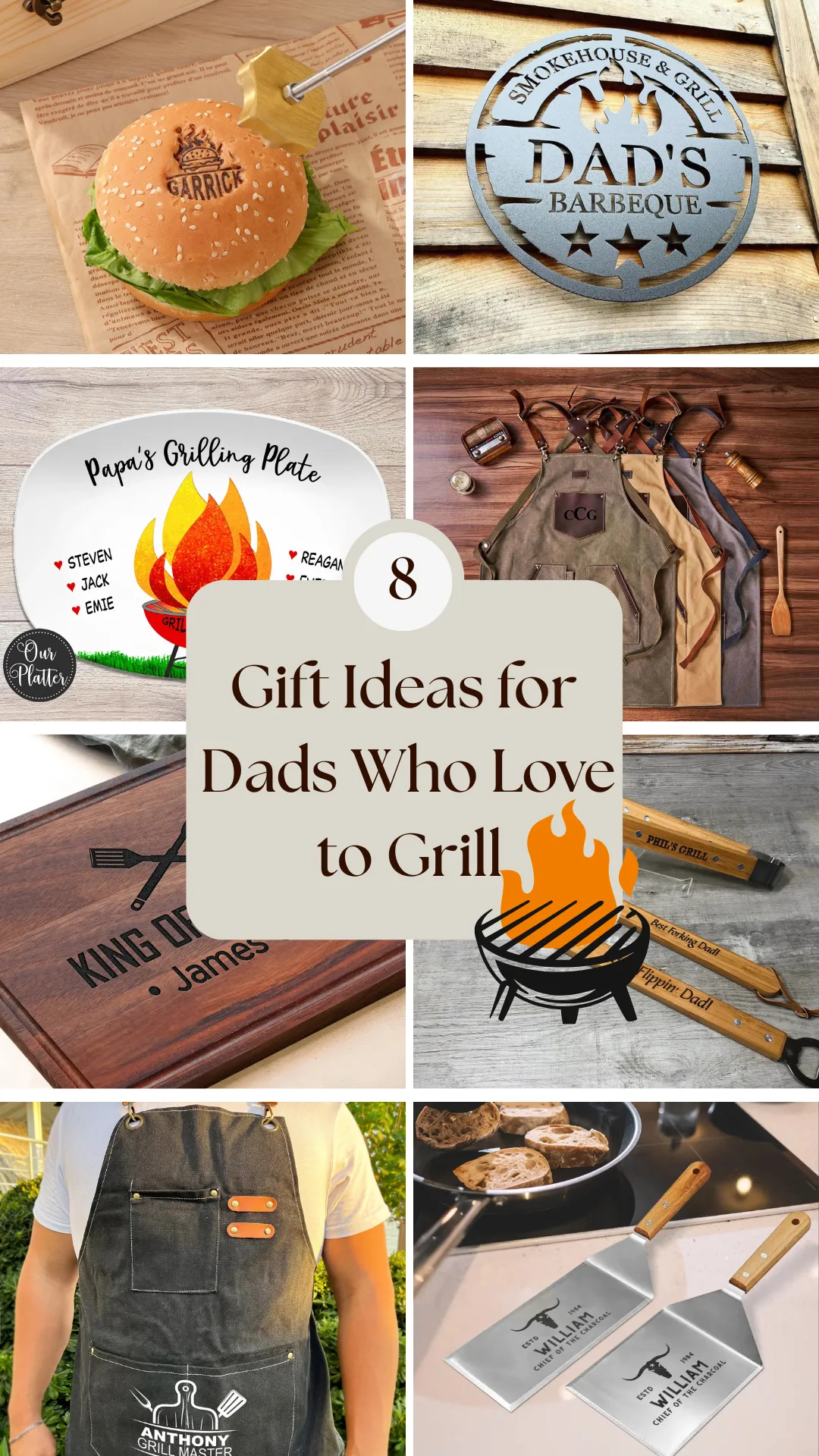 Need a Father's Day gift for a dad who’s obsessed with his BBQ? These fun and personal grill gifts will have him flipping burgers with pride—and maybe even sharing the tongs (but probably not).#FathersDayGiftGuide #BBQGiftsForDad #GrillDad #PersonalizedGifts #GiftsForHim 🎁🔥