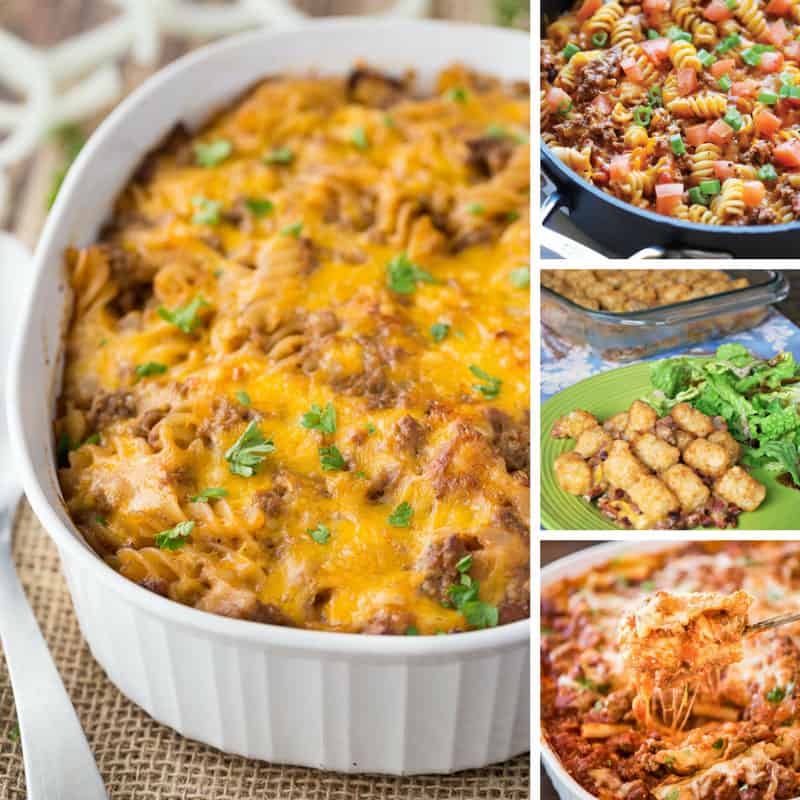 22 Easy Ground Beef Casserole Recipes For Budget Friendly Midweek Meals   Ground Beef Casseroles FB Square 