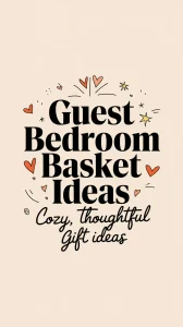 ?? Create the Perfect Guest Bedroom Basket for Your Visitors ✨? A warm welcome starts with a thoughtful basket! Add essentials like snacks, mini toiletries, and a handwritten note for that personal touch. ?? #GuestRoomIdeas #WelcomeBasket #Hospitality #CozyHome #GuestRoomStyle