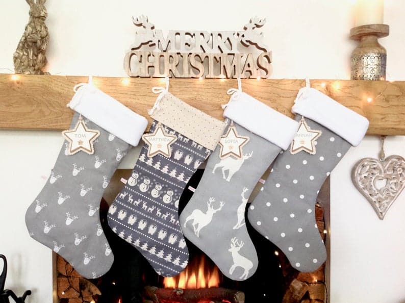 Handmade Grey Stockings