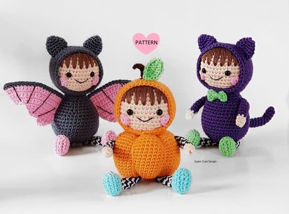 Halloween Amigurumi Dolls Pattern