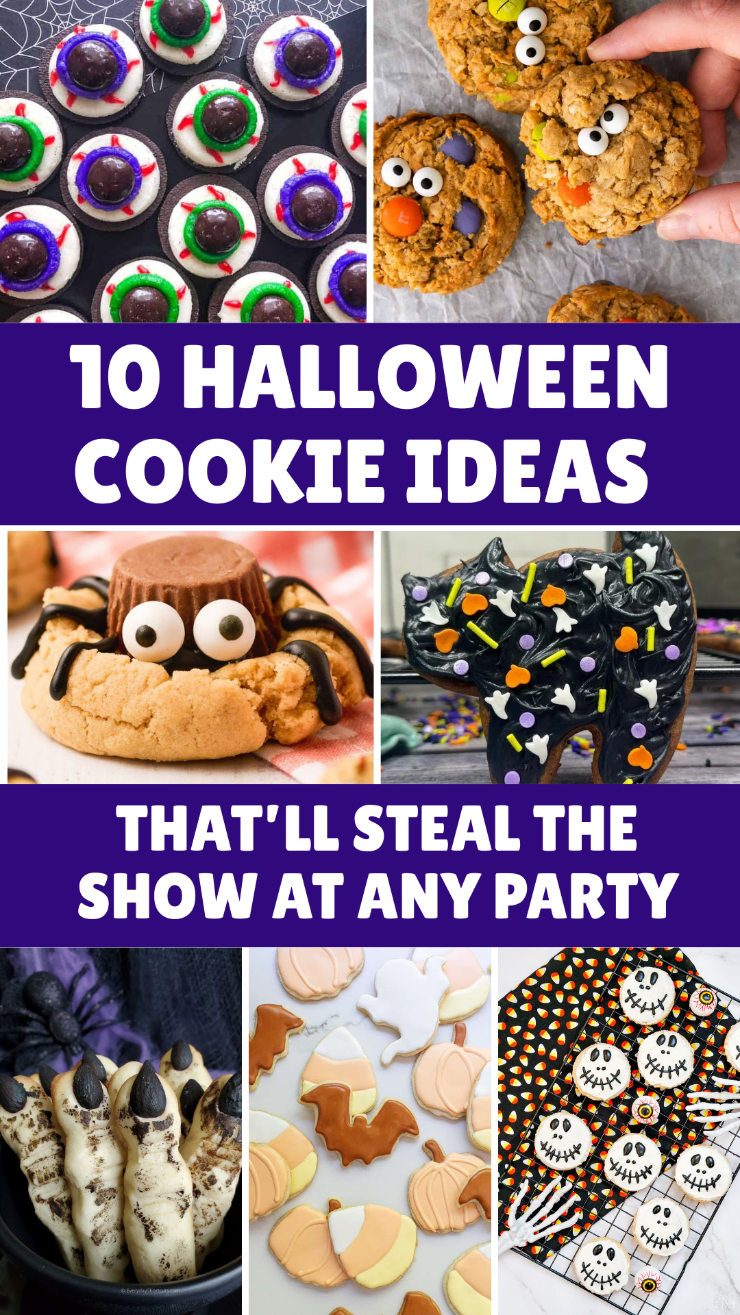 Looking for spooky and fun Halloween cookie ideas? These 10 Halloween cookies are perfect for parties, bake sales, or decorating with the kids! 🎃👻 #HalloweenCookies #HalloweenBaking #SpookyTreats