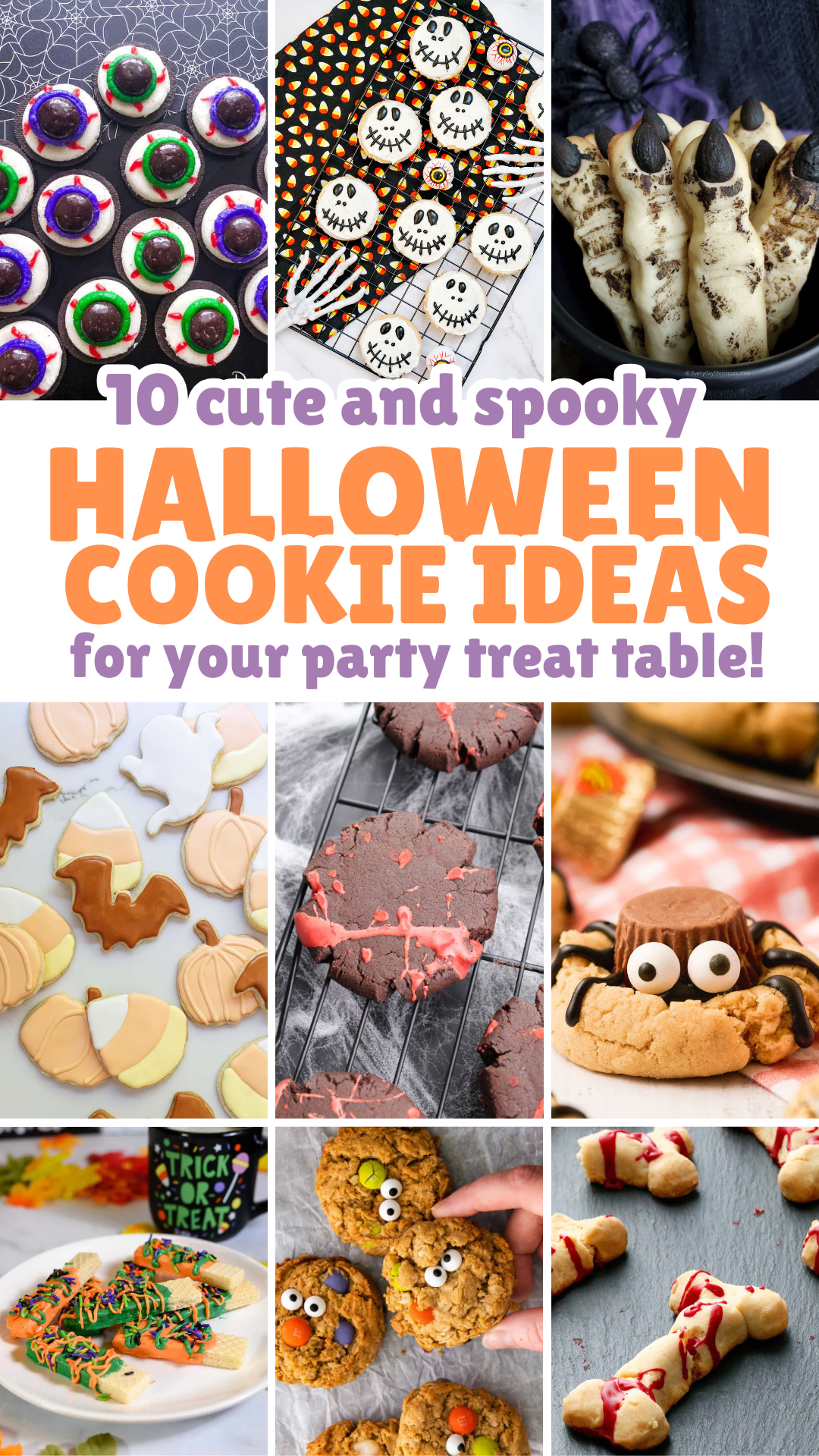 From creepy-cute monsters to gory blood splatter designs, these 10 Halloween cookies are a must for your spooky season snack table! đȘđ·ïž #HalloweenTreats #HalloweenCookieIdeas #HalloweenPartyFood