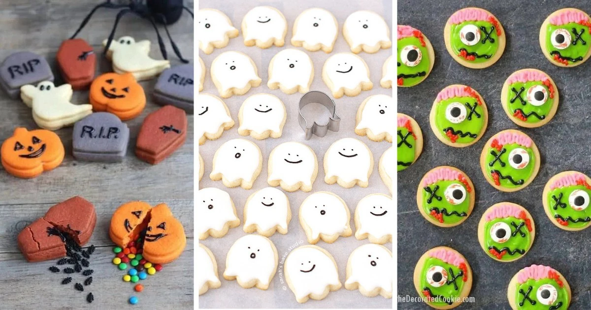 Get inspired with these fun ideas for decorating Halloween cookies! From eerie designs to cute and creepy details, these tips will make your cookies the star of any Halloween party. Perfect for bakers of all levels! 🧙‍♀️🍪 #CookieDecorating #HalloweenFun