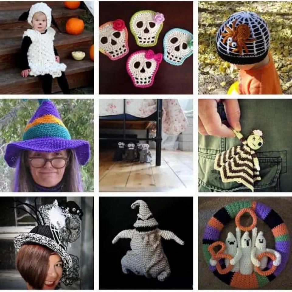 15 Cute And Creepy Halloween Crochet Projects Wreaths Blankets And
