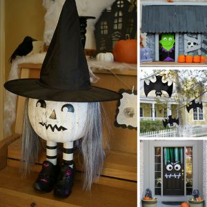 Loving these DIY Halloween decorations and I know the kids will too!