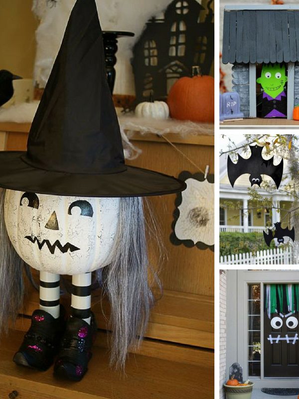 Loving these DIY Halloween decorations and I know the kids will too!
