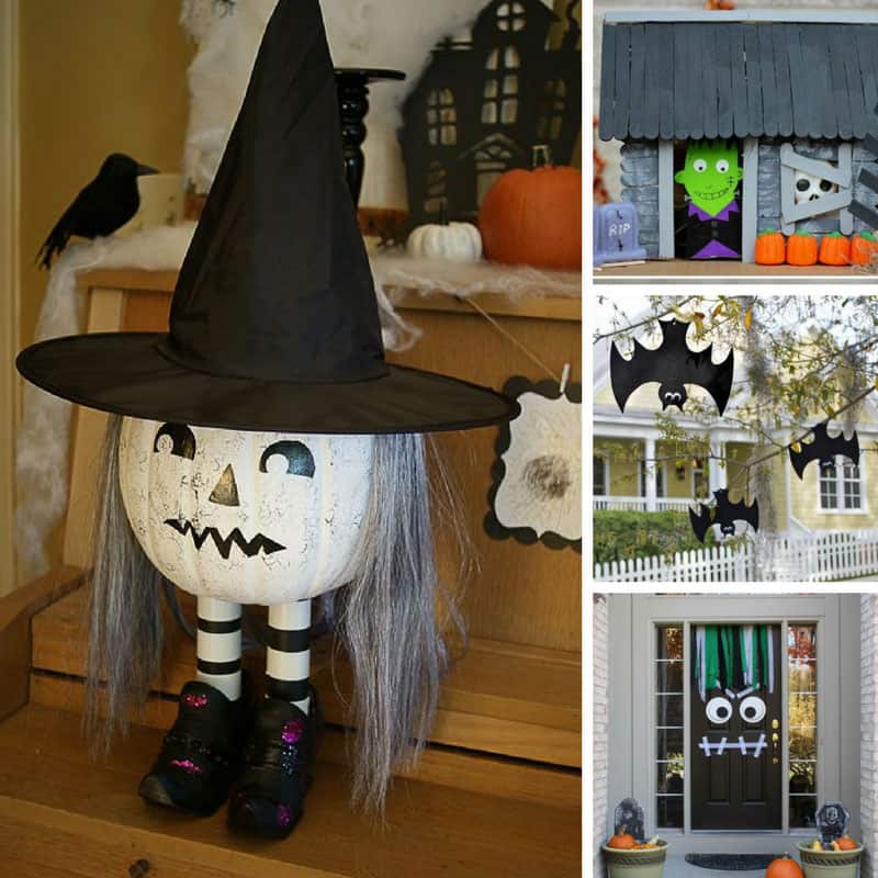 Loving these DIY Halloween decorations and I know the kids will too!