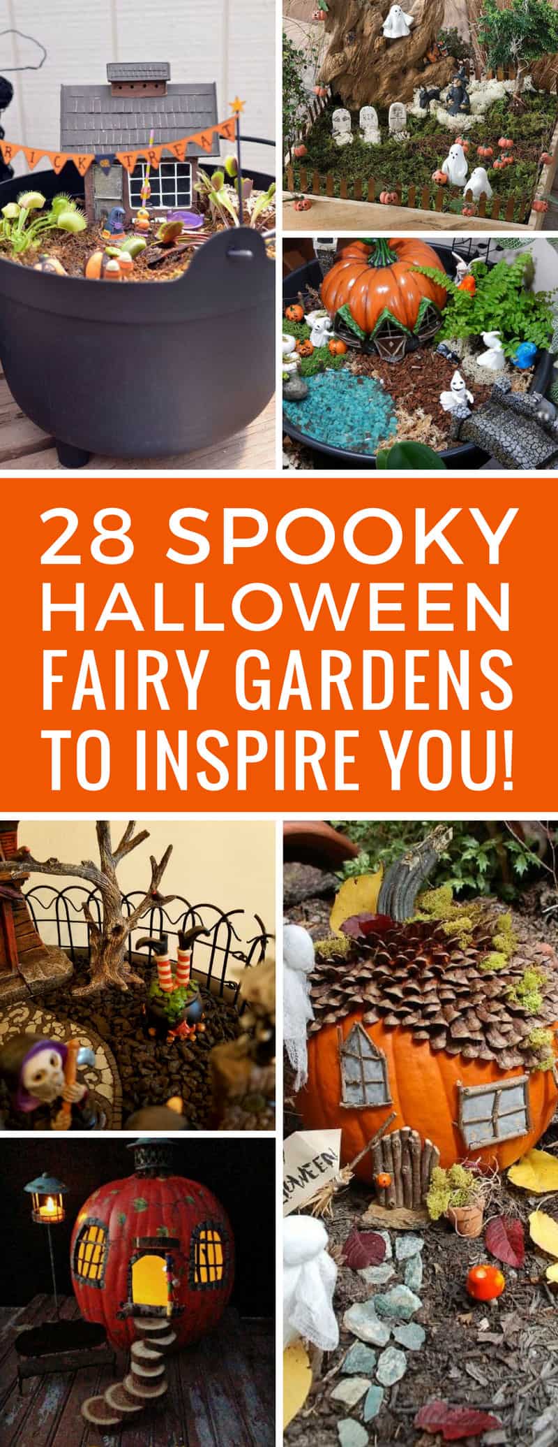 Loving these Halloween fairy gardens - we hadn't thought to decorate the fairy house for Halloween so now we're going to get our spook on! Thanks for sharing!