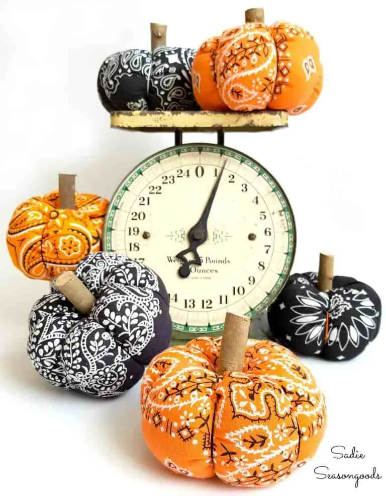 Halloween Fall Bandana Pumpkins