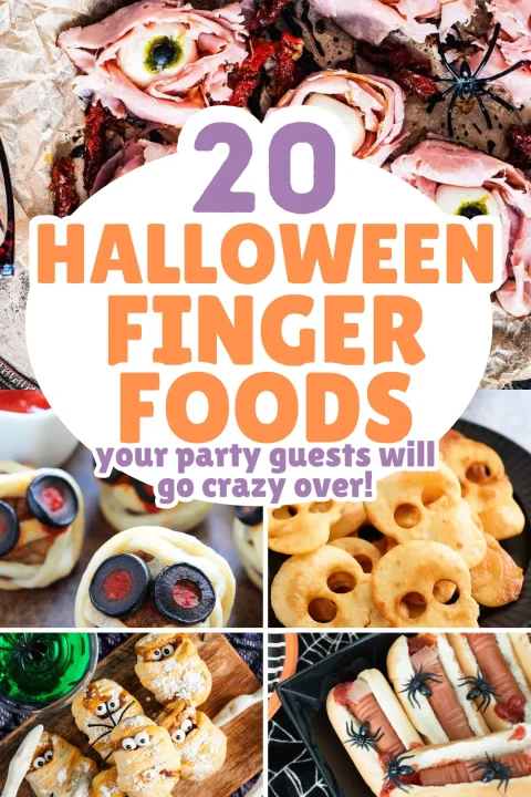 Need Halloween finger food ideas that are fun, easy, and a little spooky? This collection has everything from savory bites to sweet monster treats—perfect for parties, bake sales, or trick-or-treat night! ?♀️? #HalloweenFood #HalloweenPartySnacks #FingerFoods #SpookySnacks