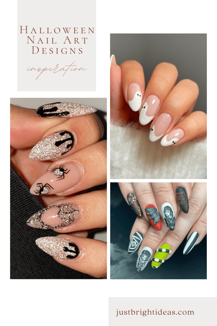 Halloween Nail Designs - 31 Nail art ideas and video tutorials for the spooky season!