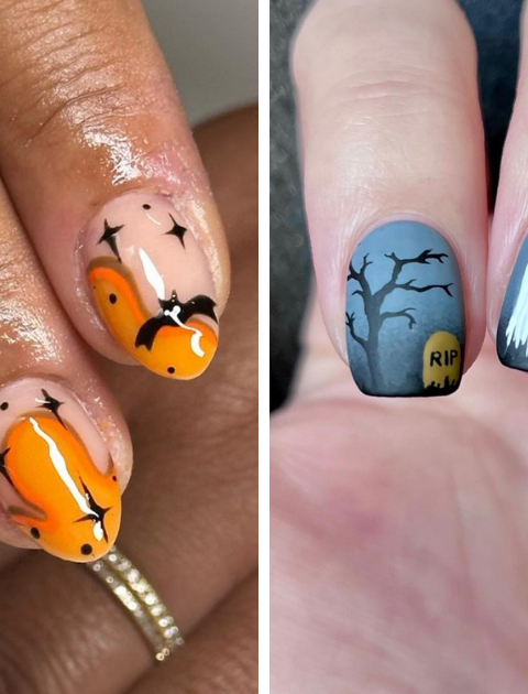 Want Halloween nails that are cute, easy, and perfect for short nails? ?? Check out these October nail designs that you can DIY at home! From simple patterns to adorable spooky accents, these nail ideas will have your nails looking festive without the fuss. Get inspired and create your own Halloween-ready manicure! ?? #OctoberNails #DIYNails