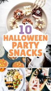 Looking for Halloween snacks for party trays that everyone will love? From mummy meatballs to ghost cookies, these easy ideas are perfect for your next spooky celebration! ?♀️? #HalloweenRecipes #HalloweenPartyFood #SpookyTreats
