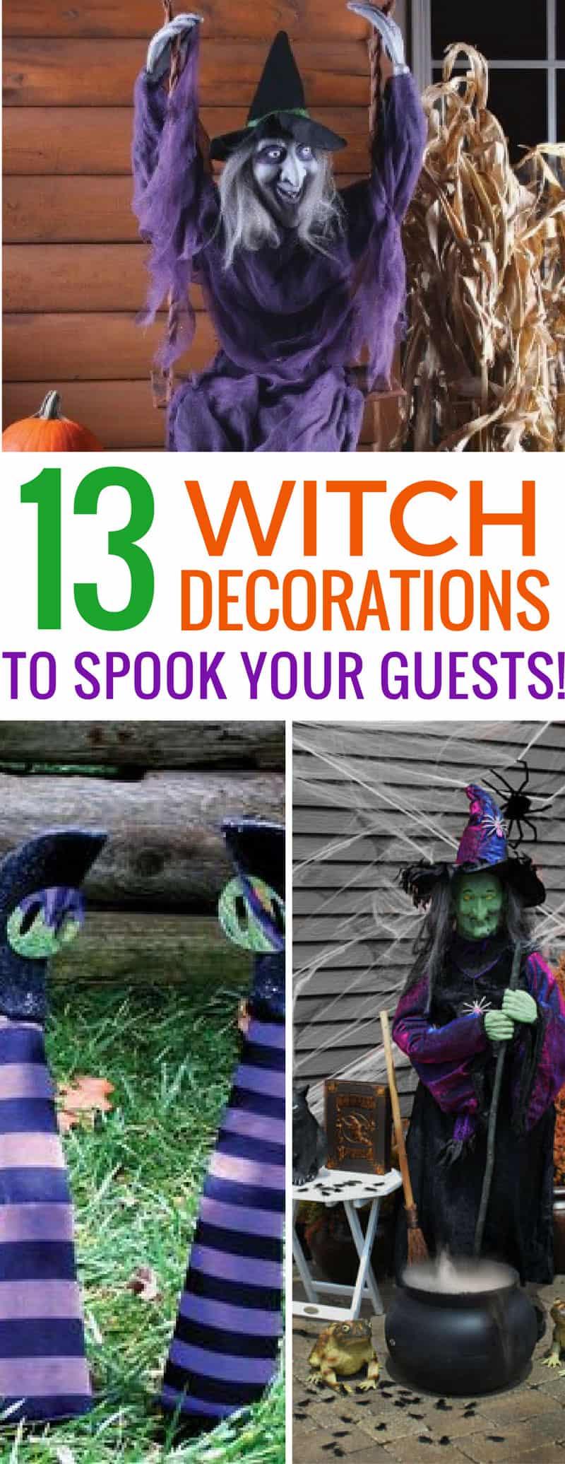 Loving these Halloween witch decorations and I'm sure my party gusts will too!