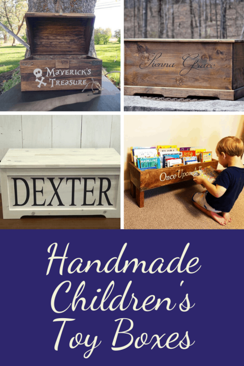 So many beautiful handmade children's toy boxes to choose from - these wooden chests will become family heirlooms!