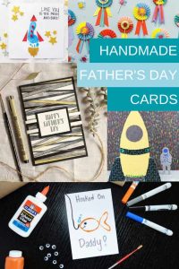 These handmade Father's day cards are fabulous! Don't miss the footprint craft that's perfect for dad's first Father's Day!