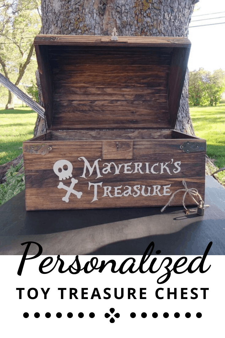 Personalized Treasure Chest Toy Box