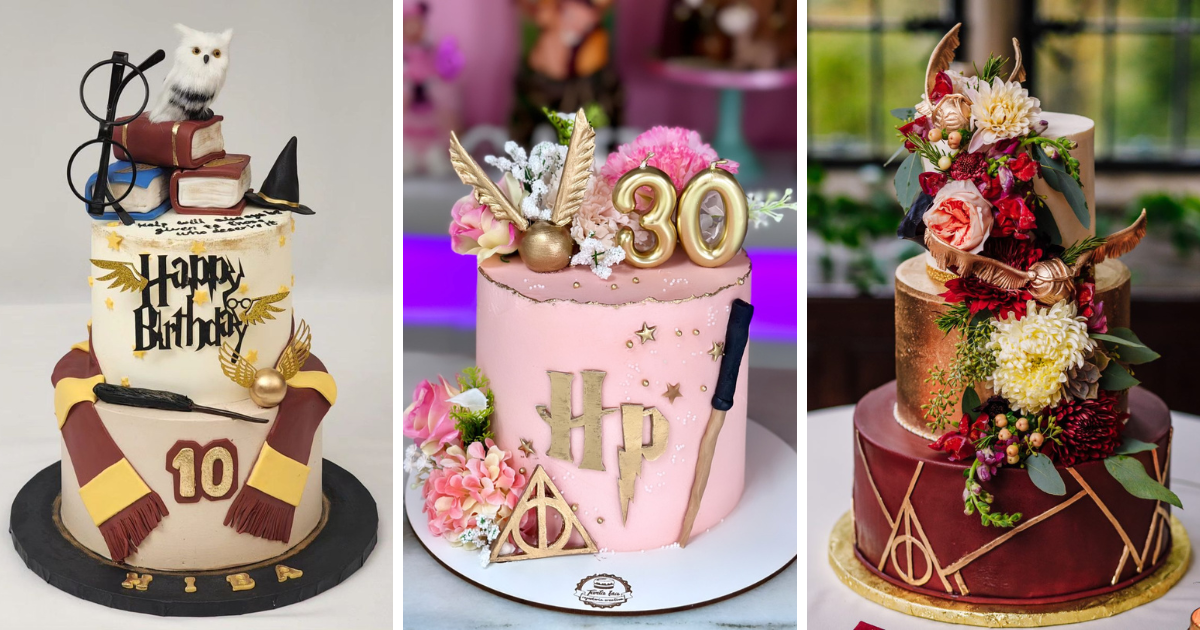 Get inspired by these spellbinding Harry Potter cake ideas! Perfect for birthdays, parties, or even a wedding for a fan of the wizarding world, this magical roundup has cakes that capture the essence of Hogwarts and beyond. ✨🎂 #HarryPotterCakes #CakeInspiration