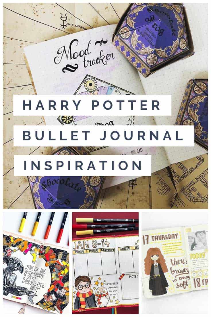 Harry Potter Bullet Journal Inspiration {Layouts that are totally magical!}