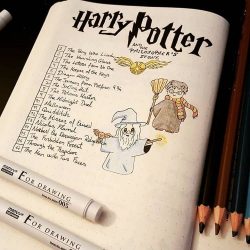 Harry Potter Bullet Journal Inspiration {Layouts that are totally magical!}