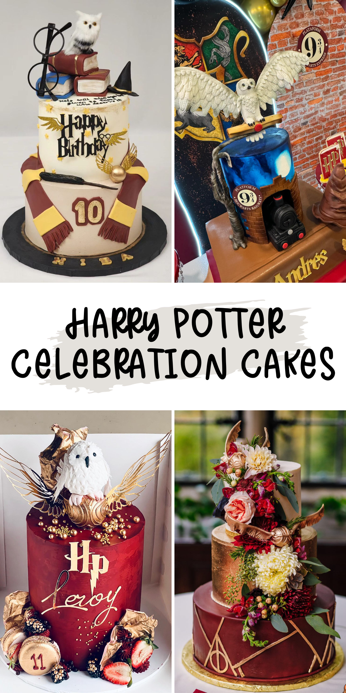 Get inspired by these spellbinding Harry Potter cakes! From golden snitches to the Sorting Hat, these designs are perfect for any wizarding celebration. 🧙‍♂️🎂✨