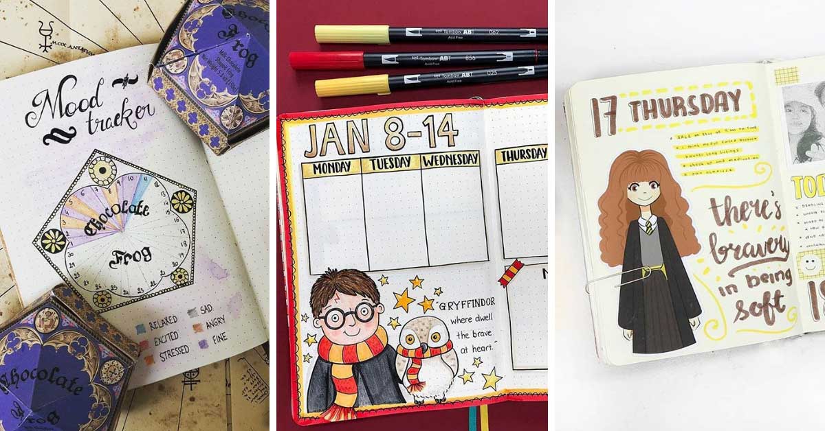 43+ Harry Potter Bullet Journal Theme Inspirations (+ December Plan With  Me)