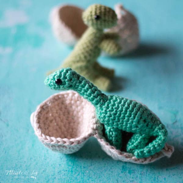Hatching Crochet Dinosaurs