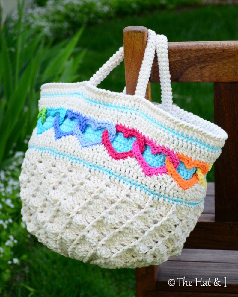 Serenity Yoga / Beach Tote Crochet Pattern - Sweet Potato 3