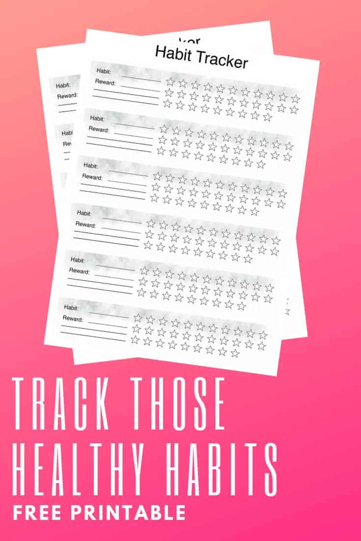 You can track anything you want to change with your free habit tracker printable. We've got four healthy habits to get you started. Simple ideas that will have a big impact on your wellbeing.
