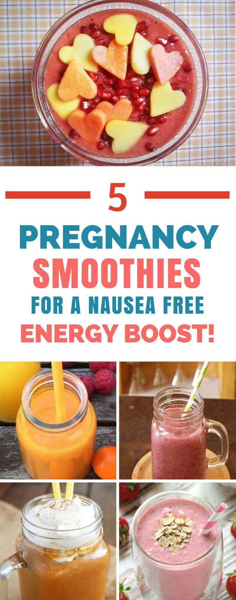 5 Healthy Pregnancy Smoothie Recipes that'll Help You Feel Less Sick