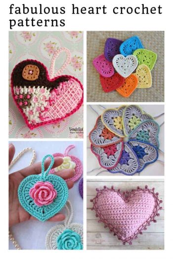 11 Easy Heart Crochet Patterns for Valentine's Day