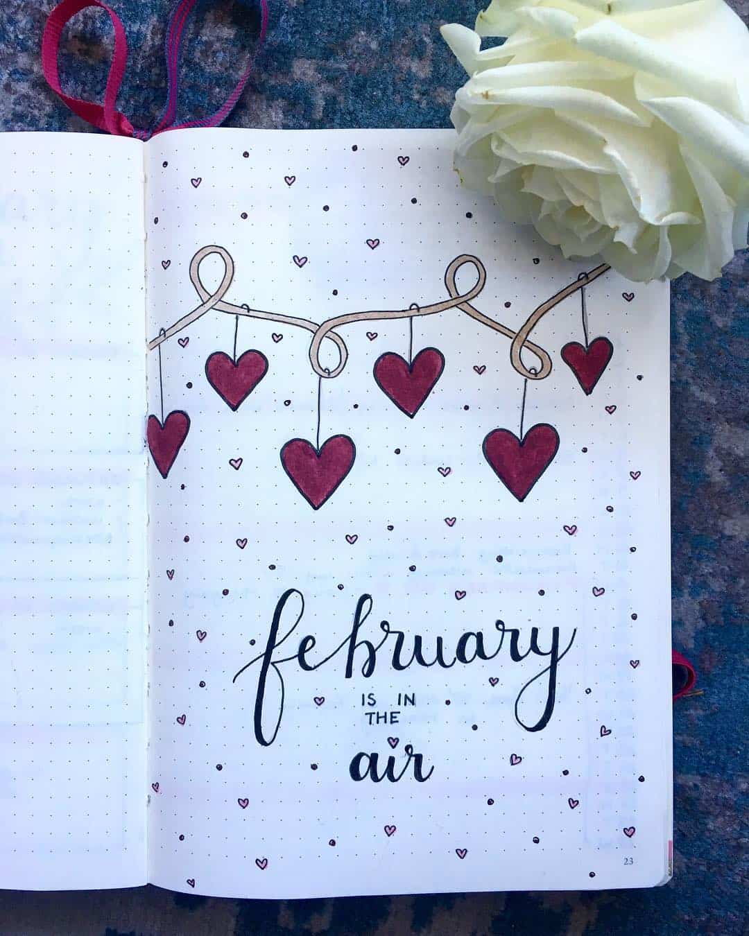 Heart Garland February Cover Page