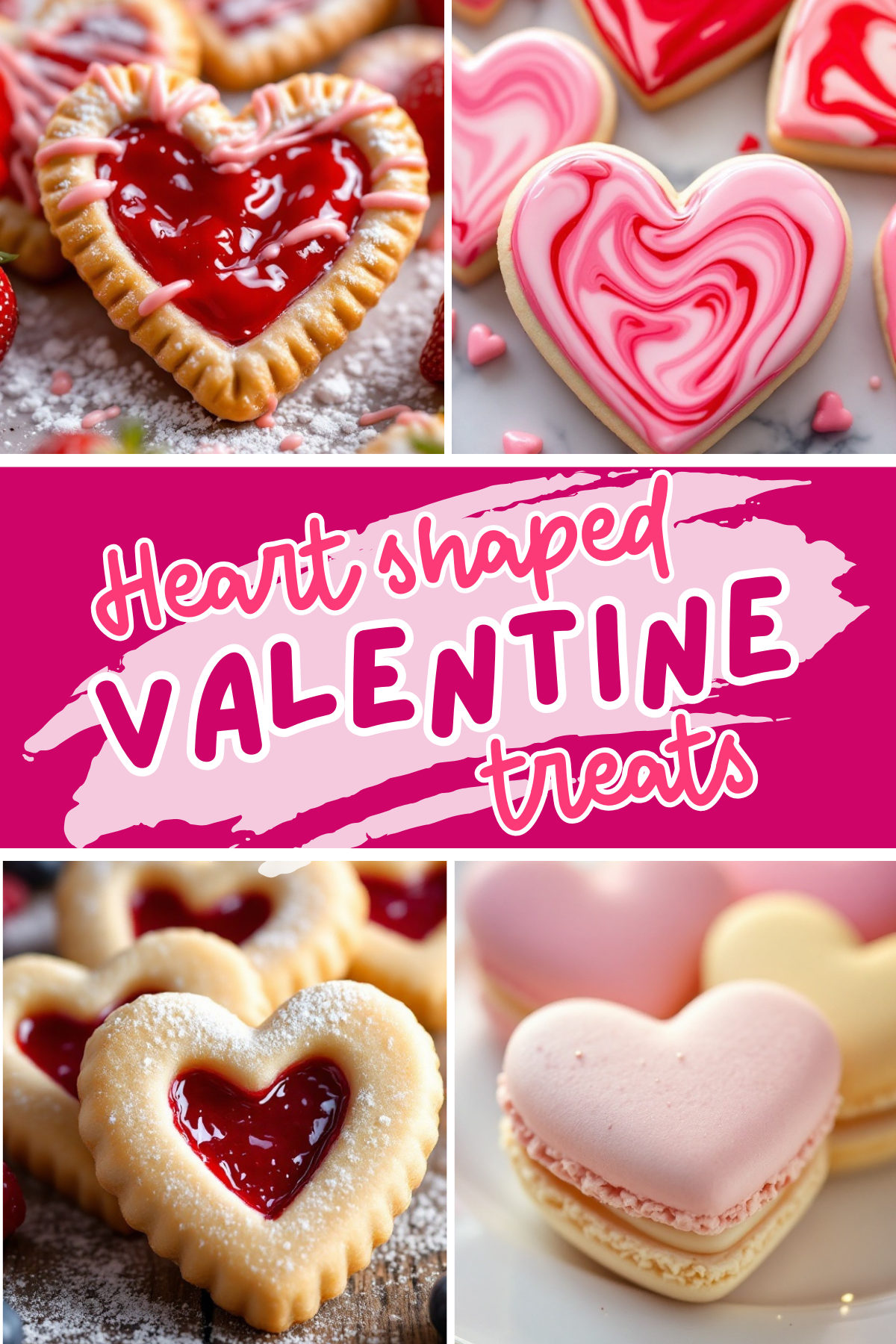 🍪💖 Bake your way to love with these adorable heart-shaped treats! From red velvet cookies to chocolate peanut butter hearts, these ideas are perfect for your Valentine’s Day celebration. ❤️ #ValentinesBaking #HeartShapedDesserts #PartySnacks