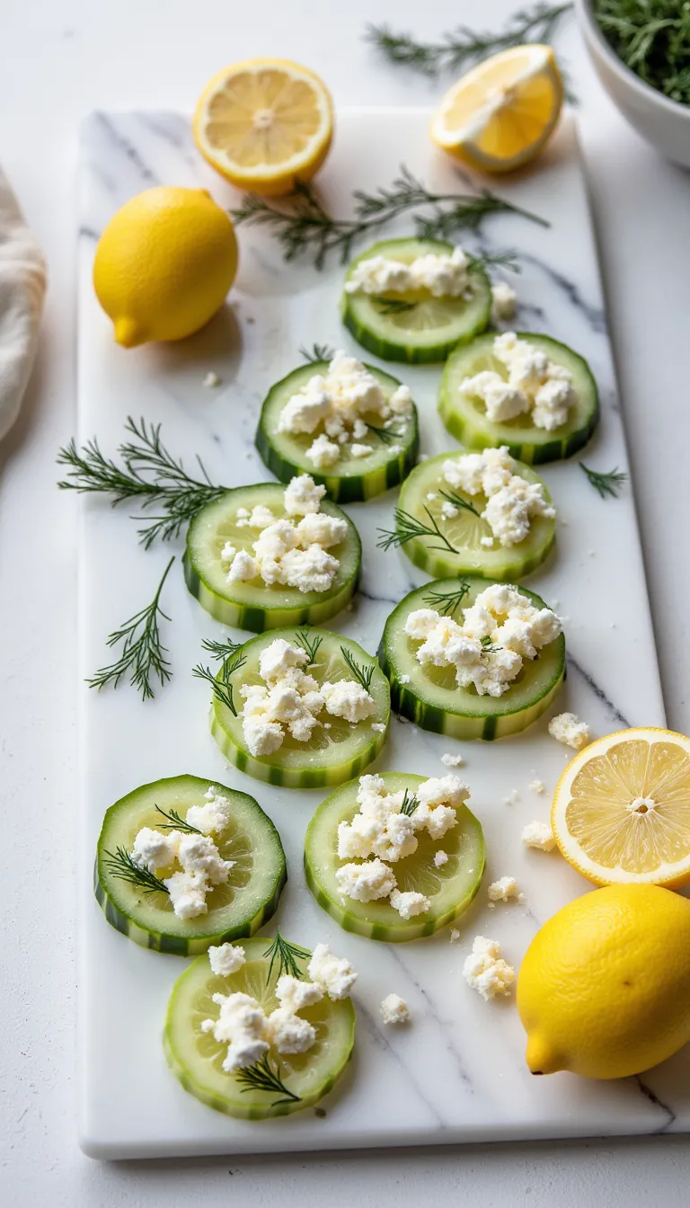 Light, refreshing, and no-fridge-needed—Herbed Feta & Cucumber Bites are a dreamy room temperature appetizer for summer parties.