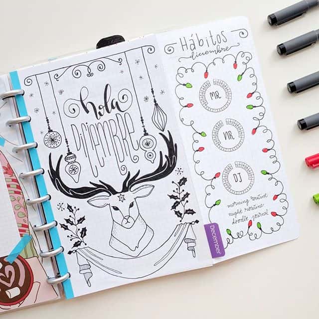 Hola December Reindeer Cover Page