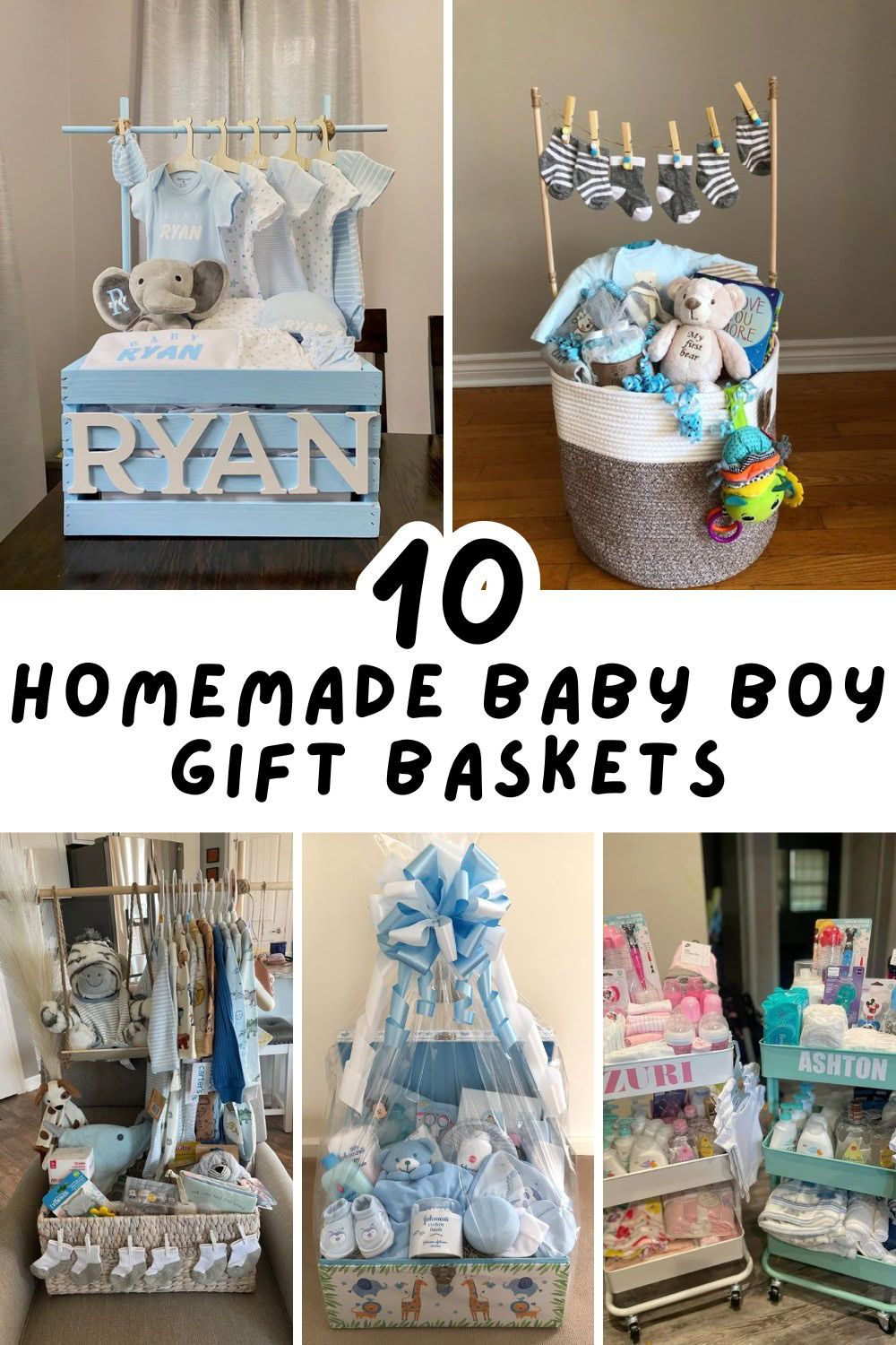 Looking for the perfect baby shower gift? Create a homemade baby boy gift basket filled with love and joy! Find inspiration for building a thoughtful and delightful gift that new parents will adore. 💙👶 #BabyBoyGifts #BabyShowerBasket #DIYBabyGifts