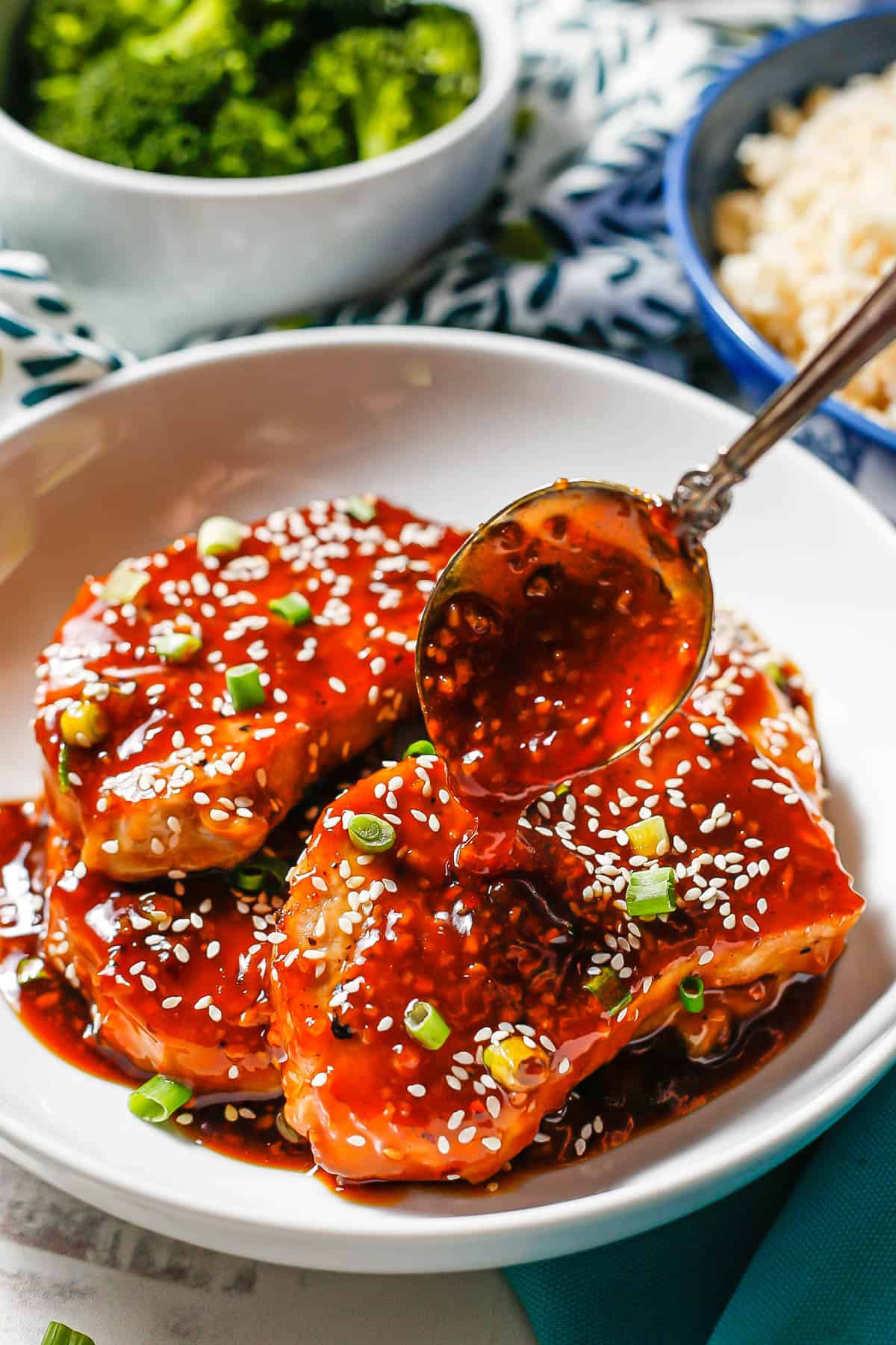 Sticky, sweet, and savory, these honey garlic pork chops come together in under 30 minutes. Perfect for a quick weekday meal.