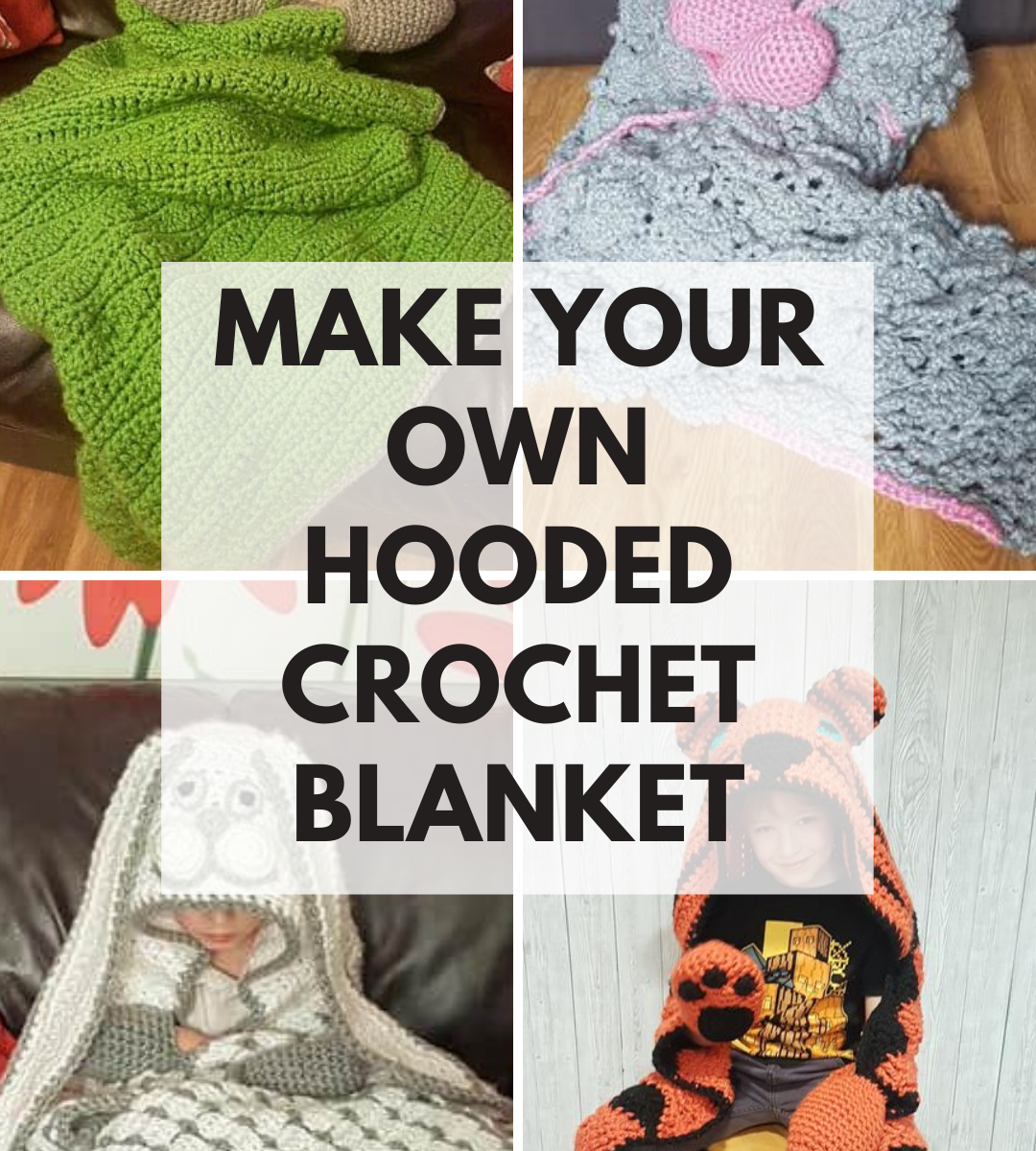 Totally Adorable Crochet Hooded Blanket Patterns for Kids of All Ages
