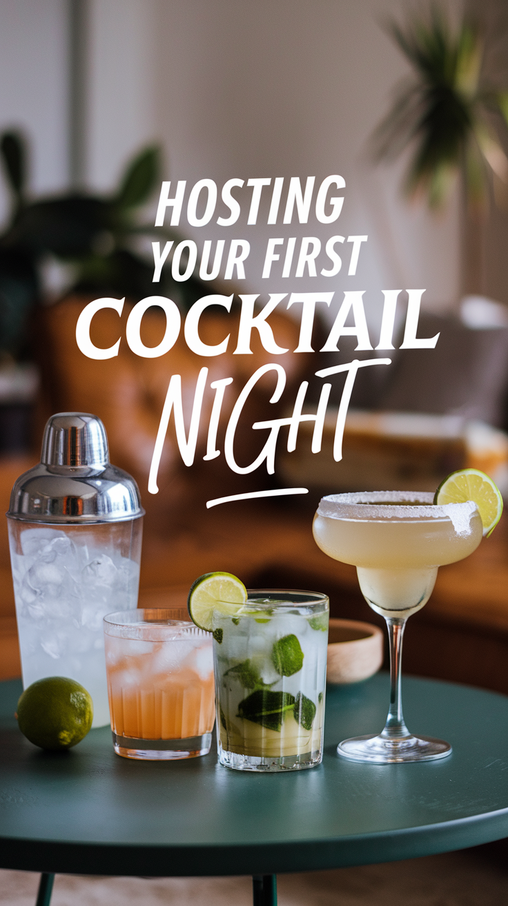 Hosting Your First Cocktail Night? Here’s Everything You Need to Know 🍹✨From easy drink recipes to DIY cocktail stations, this guide will help you host a stress-free and fun cocktail night! 🥃🎊 #CocktailParty #HostingTips #MixologyBasics