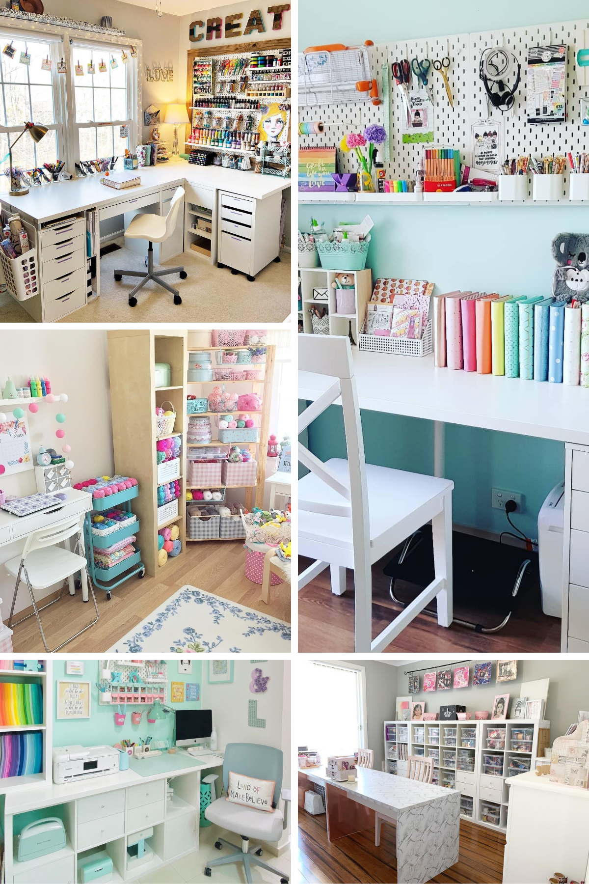 Need some craft room magic? ✨🛋️ Check out these stunning craft spaces with creative layouts, storage solutions, and decor touches that’ll transform any nook into a crafting paradise! #CraftRoomInspiration #DIYSpaces #CraftyCorner #OrganizedChaos 💕🧵