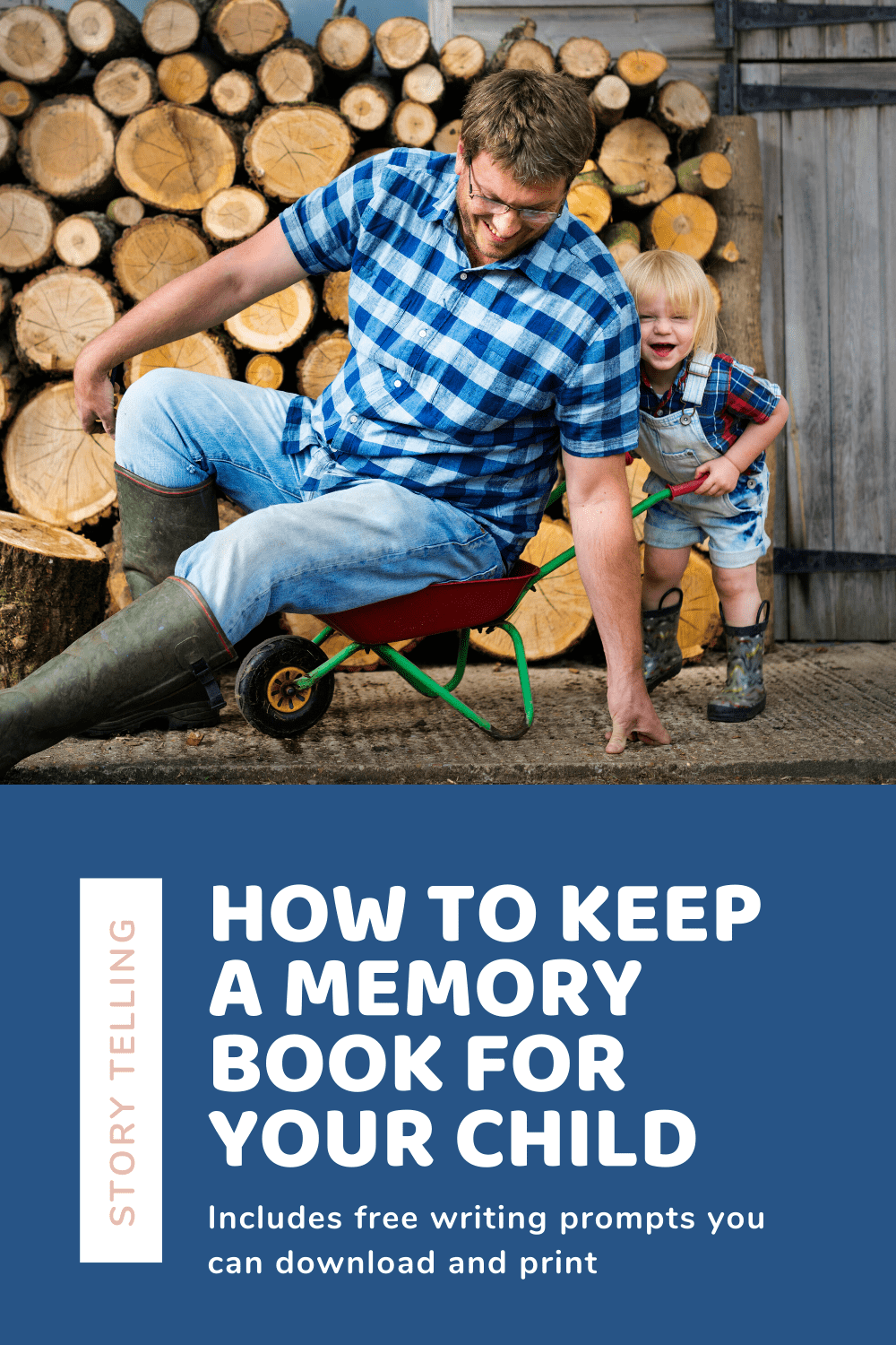 Find out how easy it is to keep a memory book for your child and get your free writing prompts to get started telling their story. 