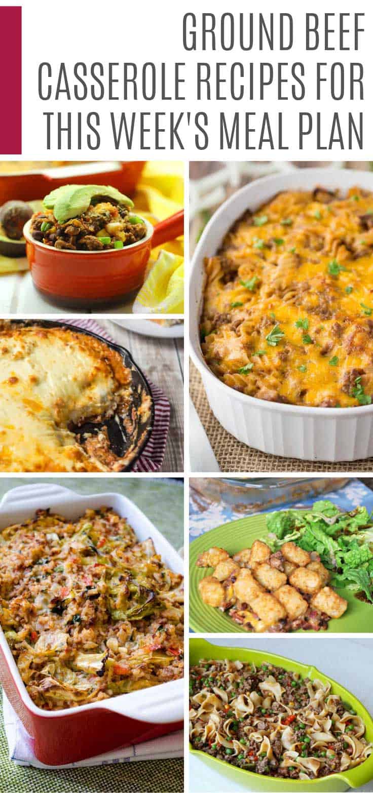 If you want to know how to make casseroles with ground beef you need to see these delicious family friendly recipes! #food #dinner