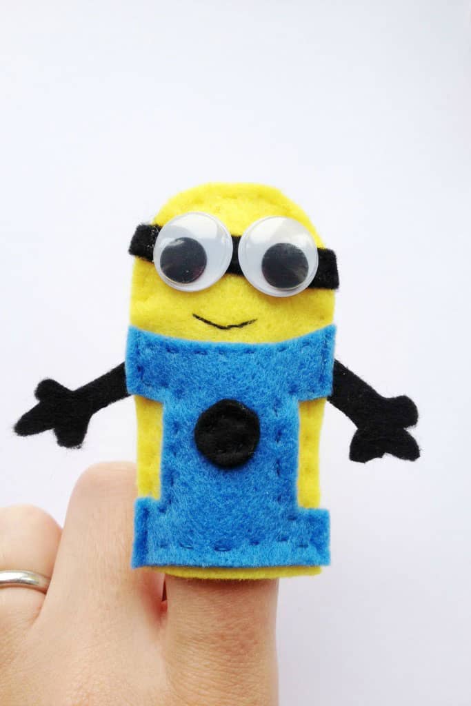 How to Make Minion Finger Puppets