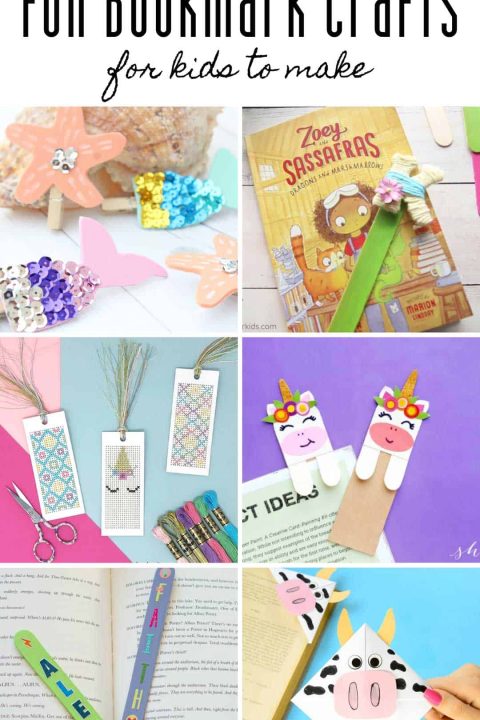 Want to show your kids how to make a bookmark this summer? Check out these fun bookmarks for kids to make. I love all the unicorn craft options!