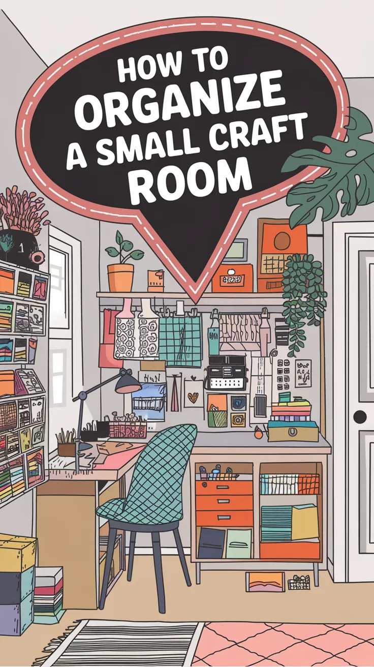 Transform your small craft room into an efficient and inspiring workspace with this complete guide! From clever storage solutions to creative organization tips, you’ll have everything in its place and easy to find. 🧵📦 #CraftRoomOrganization #SmallSpaceTips #DIYOrganization #CraftRoomIdeas #CreativeSpaces